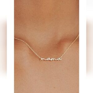 🤱 18k Gold Plated Non Tarnish Mama Necklace